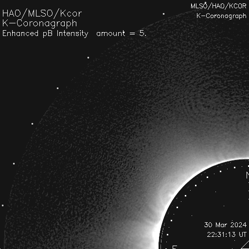 Movie of a CME that occurred on March 30, 2024