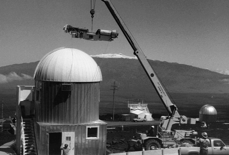 In 1957, HAO built the world’s first K-coronameter and deployed it to their observatory at Climax, Colorado. It was able to measure the brightness of the corona at several heights. A major advancement was made in 1979 when a new state-of-the-art K-coronameter, the Mk3, was installed in HAO’s Mauna Loa Solar Observatory. The Mk3 was the first ground-based instrument to produce artificial eclipse images of the corona in white light, acquiring images every 3 minutes during each observing day. It was the only instrument able to routinely record white light images of the very low corona. This was a major breakthrough, providing daily information on the variation of the structure and brightness of the Sun’s corona. The Mk3 recorded hundreds of explosive events known as coronal mass ejections (CMEs), providing information on the formation, acceleration and sources of these events. Mk3 measurements demonstrated that the brightness of the corona varies by nearly a factor of 6 over the 11-year sunspot cycle, attaining its brightest levels at activity.