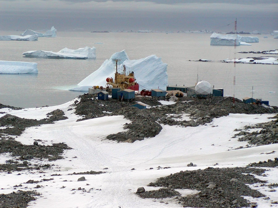 Overlooking Palmer Station.
